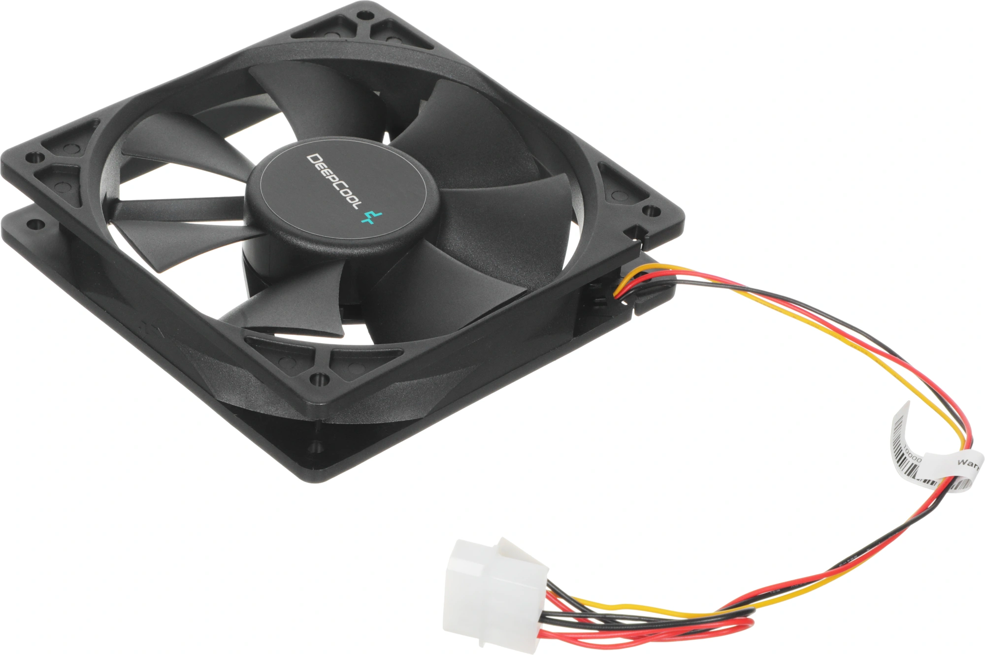 Вентилятор для корпуса Deepcool XFan 120 120х120x25 черный 3-pin 4-pin (Molex) 24дБ (DP-FDC-XF120) Ret — миниатюра 3
