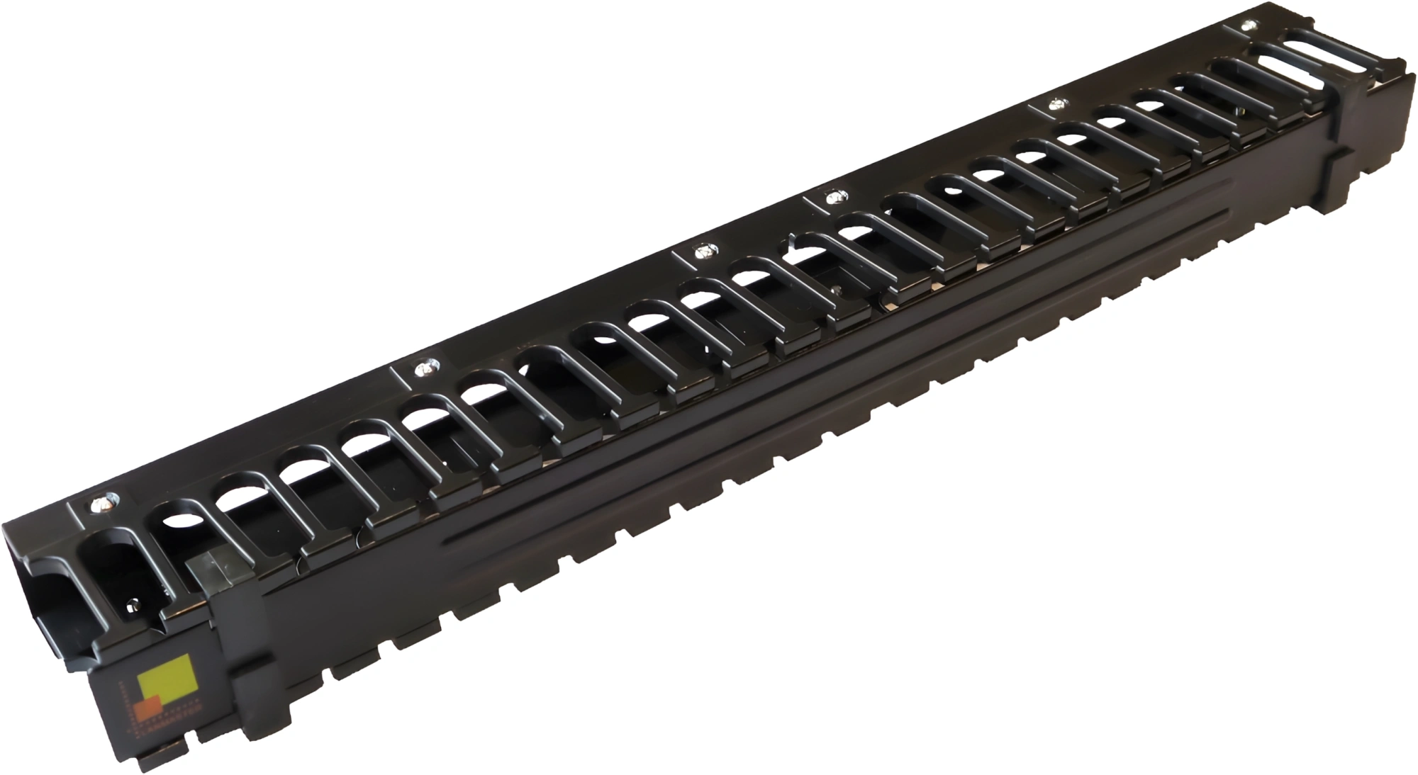 Кабельный органайзер Lanmaster LAN-ORG/CV-1U 1U шир.:19" — миниатюра 2