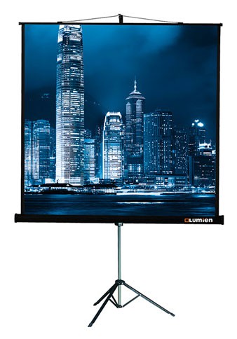 Экран на треноге Lumien 81" 128x171см Master View LMV-100106 4:3 напольный рулонный
