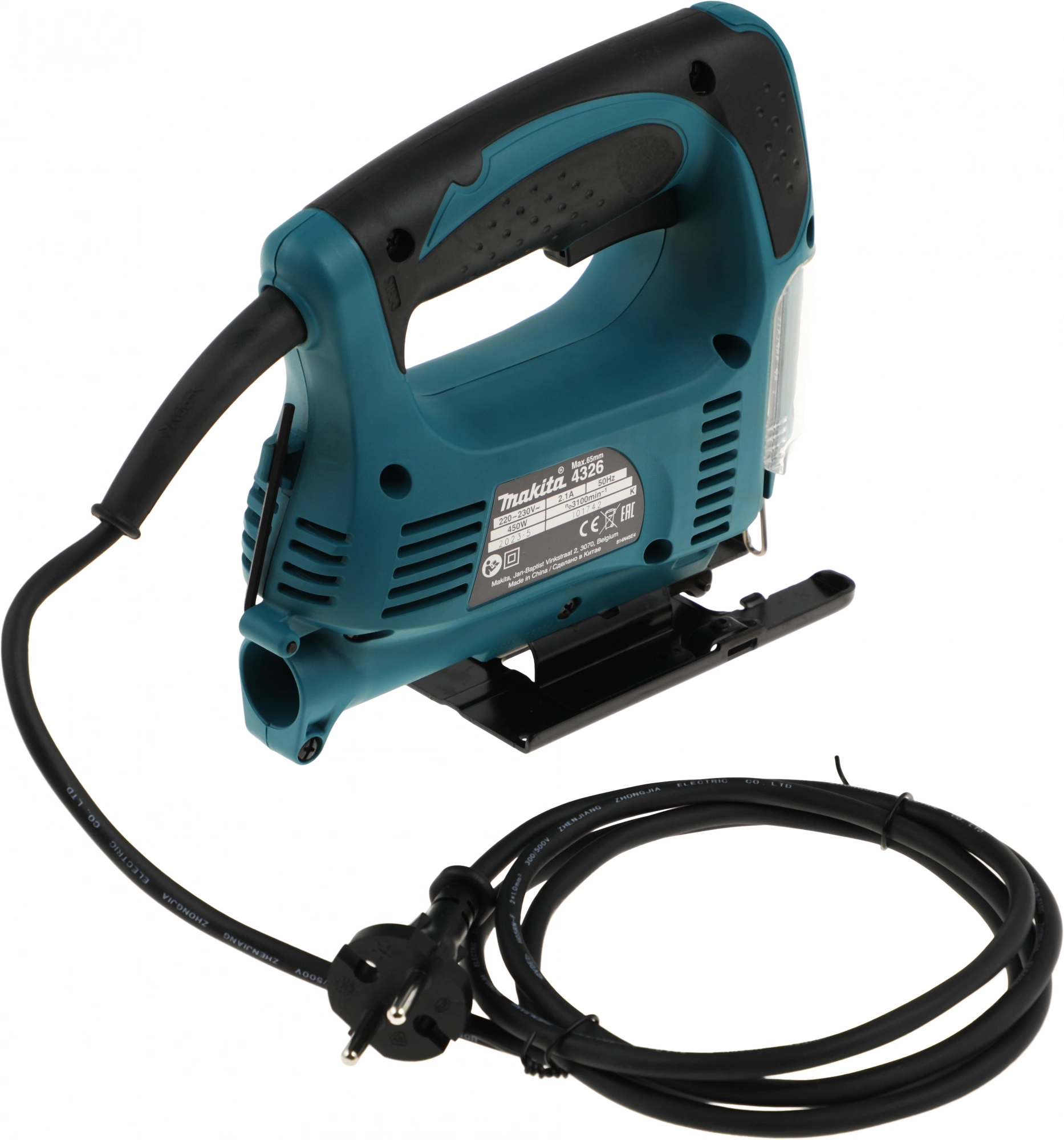 Лобзик Makita 4326 450Вт 3100ходов/мин от электросети — миниатюра 2