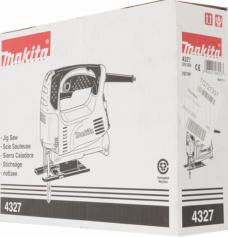 Лобзик Makita 4327 450Вт 3100ходов/мин от электросети — миниатюра 9