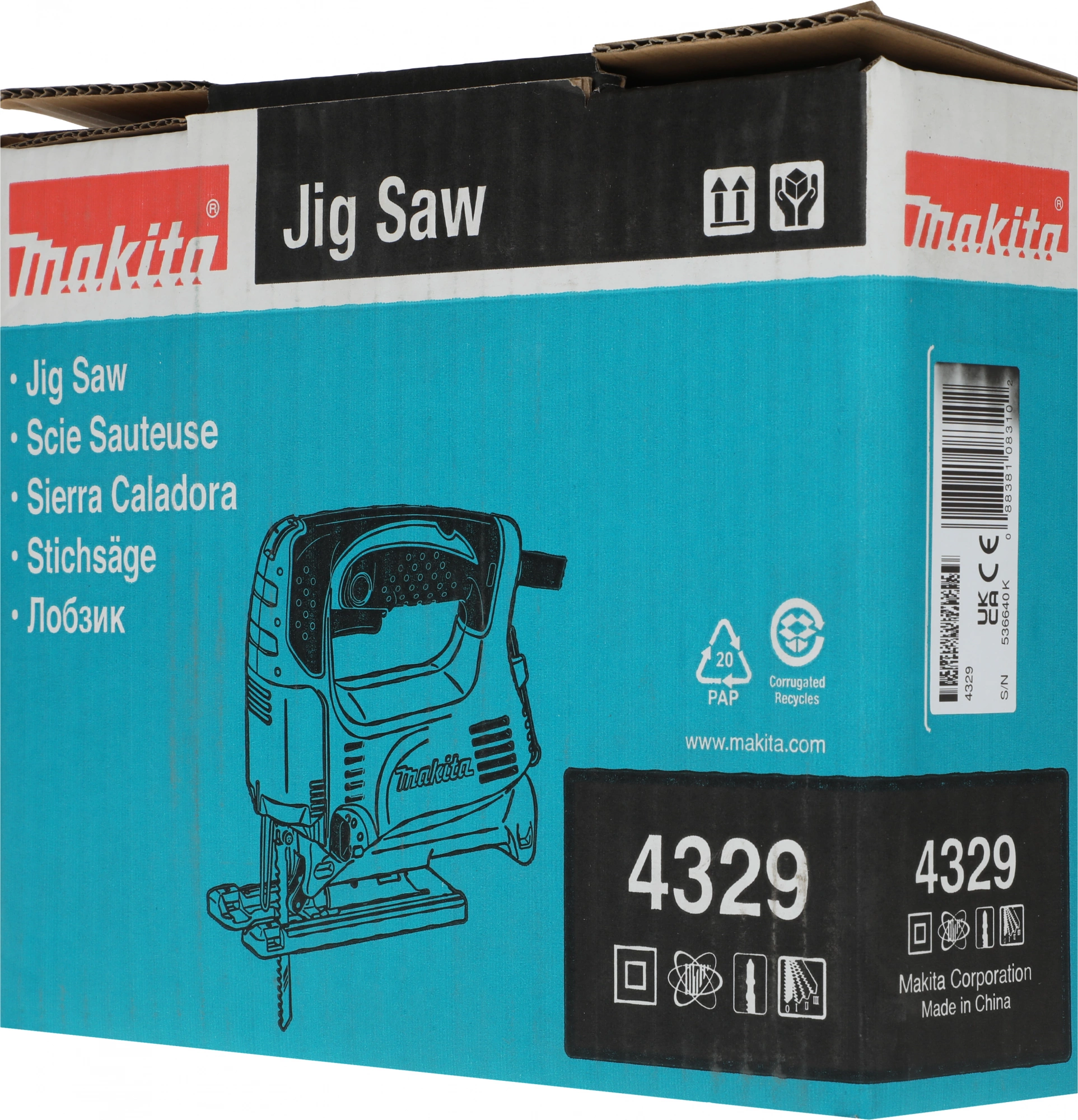 Лобзик Makita 4329 450Вт 3100ходов/мин от электросети — миниатюра 10