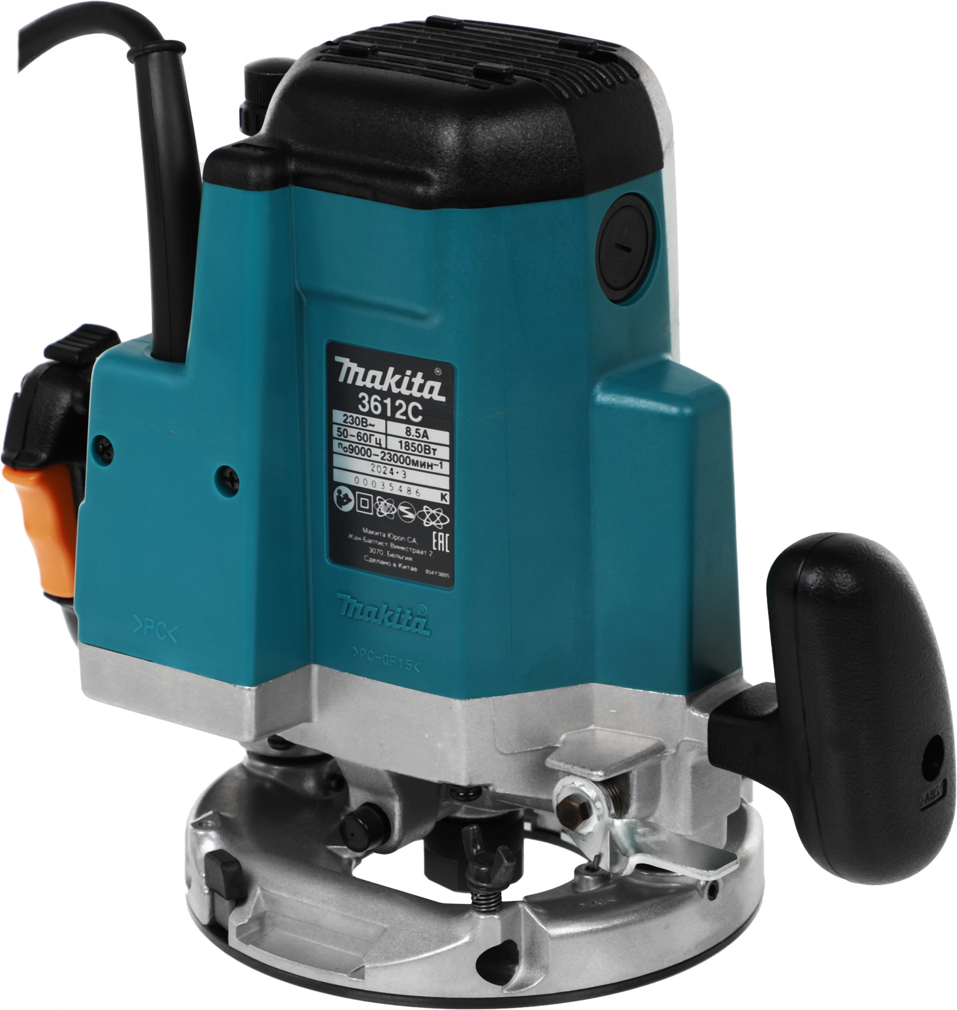 Фрезер Makita 3612C 1850Вт 23000об/мин макс.ход:60мм — миниатюра 5