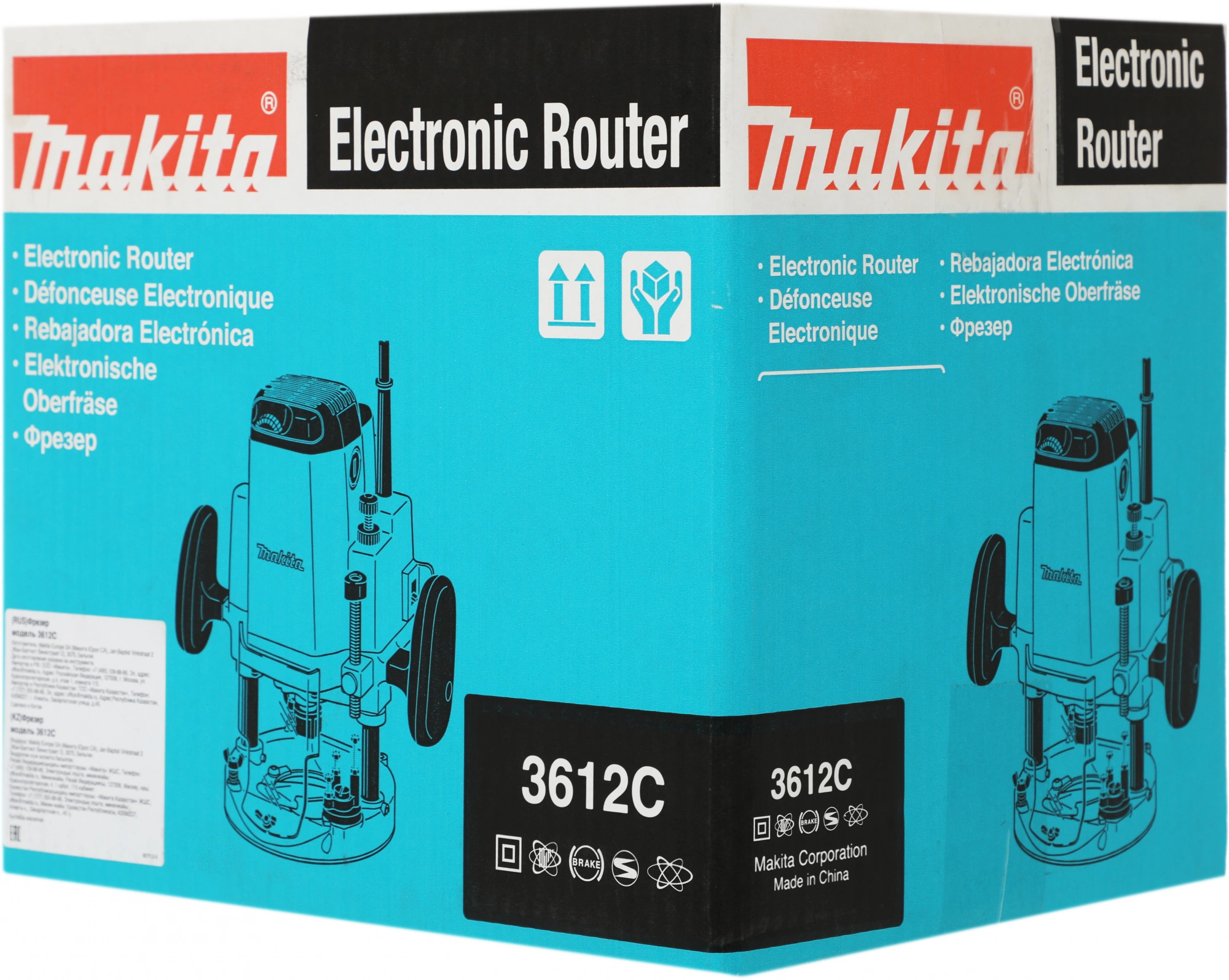 Фрезер Makita 3612C 1850Вт 23000об/мин макс.ход:60мм — миниатюра 15