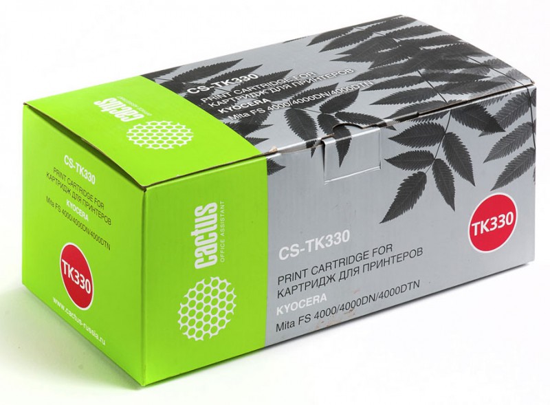 Картридж лазерный Cactus CS-TK330 черный (20000стр.) для Kyocera Mita FS 4000/4000DN/4000DTN — миниатюра 5