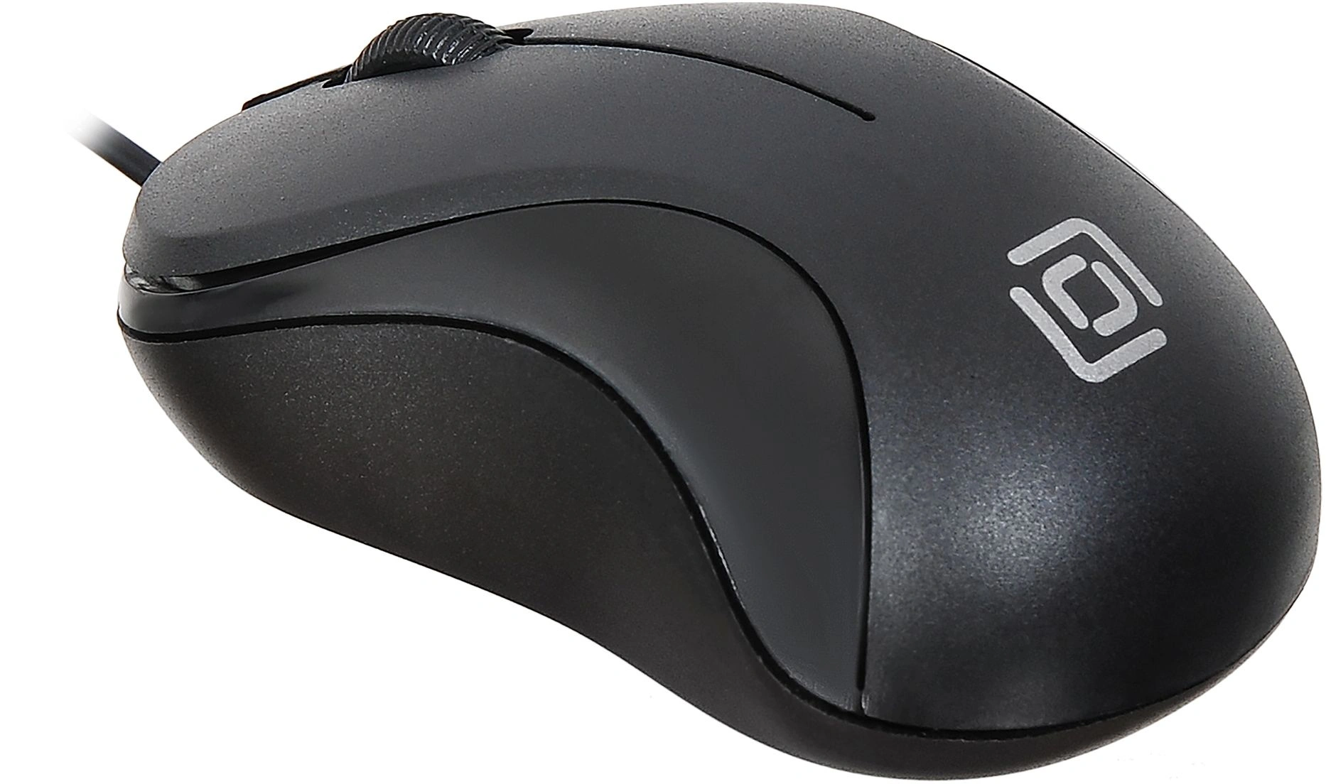 Мышь Оклик 115S черный оптическая 1200dpi USB для ноутбука 3but (711636) — миниатюра 7