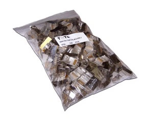 Коннектор Lanmaster (TWT-PL45/S-8P8C-6) STP кат.6 RJ45 (упак.:100шт) — миниатюра 3