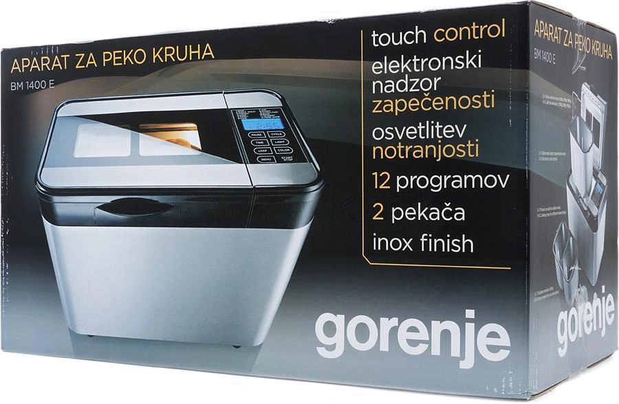Хлебопечь Gorenje BM1400E 815Вт серебристый — миниатюра 9