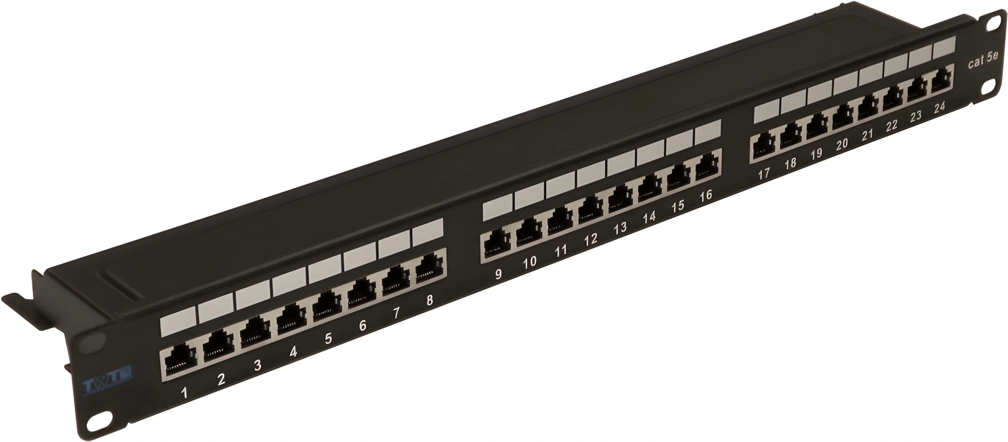 Патч-панель Lanmaster TWT-PP24STP 19" 1U 24xRJ45 кат.5E FTP — миниатюра 2