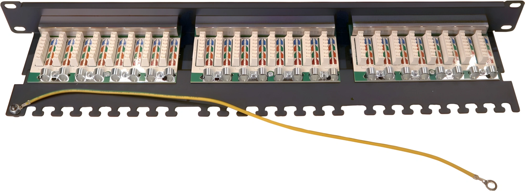 Патч-панель Lanmaster TWT-PP24STP 19" 1U 24xRJ45 кат.5E FTP — миниатюра 4