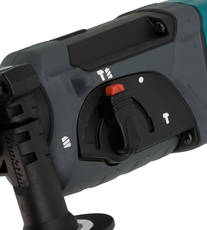 Перфоратор Makita HR2470 патрон:SDS-plus уд.:2.4Дж 780Вт (кейс в комплекте) — миниатюра 4