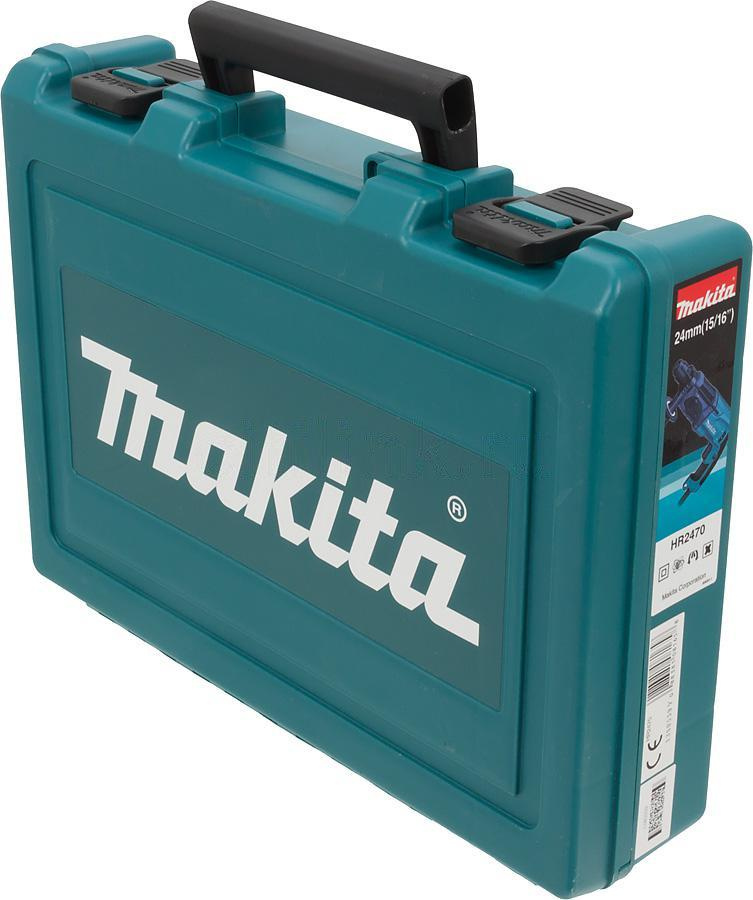 Перфоратор Makita HR2470 патрон:SDS-plus уд.:2.4Дж 780Вт (кейс в комплекте) — миниатюра 9