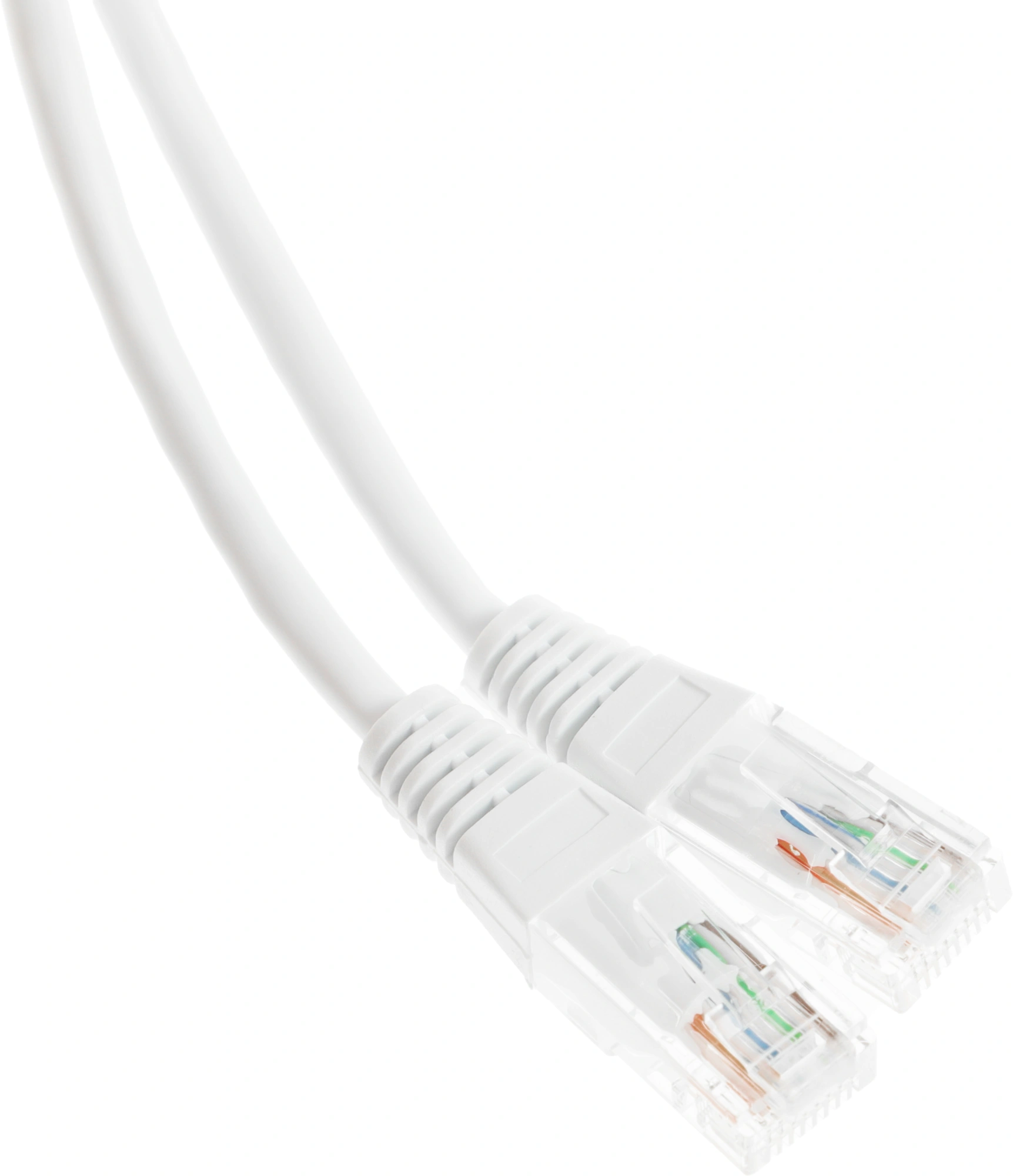 Патч-корд Lanmaster TWT-45-45-3.0-WH UTP RJ-45 вил.-вилка RJ-45 кат.5E 3м белый ПВХ (уп.:1шт) — миниатюра 3