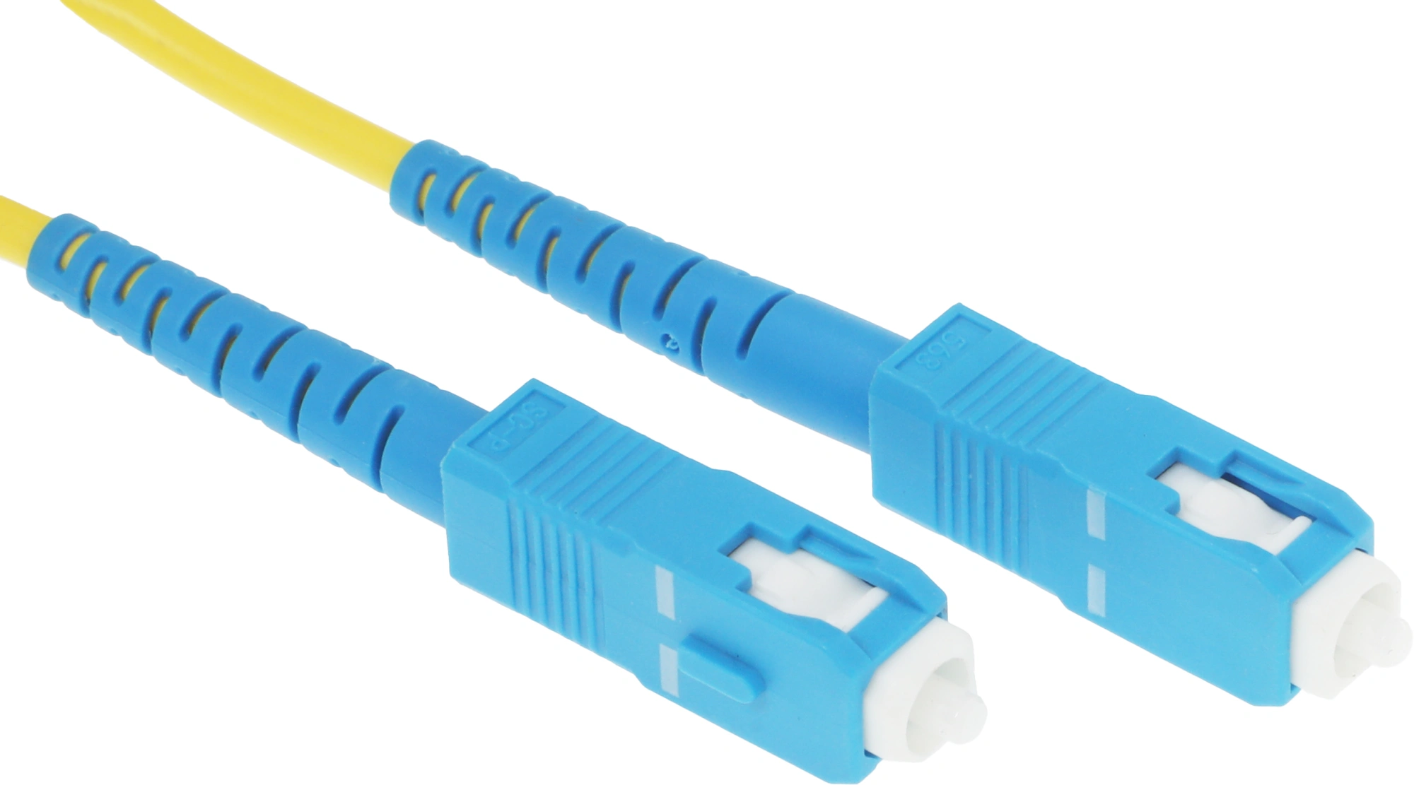 Патч-корд Lanmaster TWT-SC-SC/SU-1.0 1x9/125 OS1/OS2 SC-SC 1м ПВХ желтый — миниатюра 3