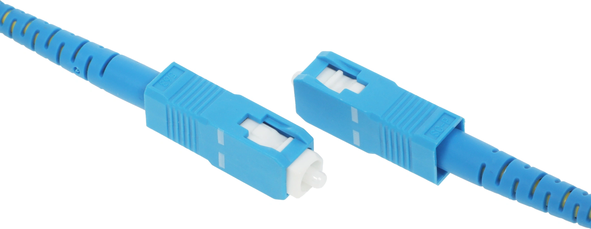 Патч-корд Lanmaster TWT-SC-SC/SU-1.0 1x9/125 OS1/OS2 SC-SC 1м ПВХ желтый — миниатюра 4