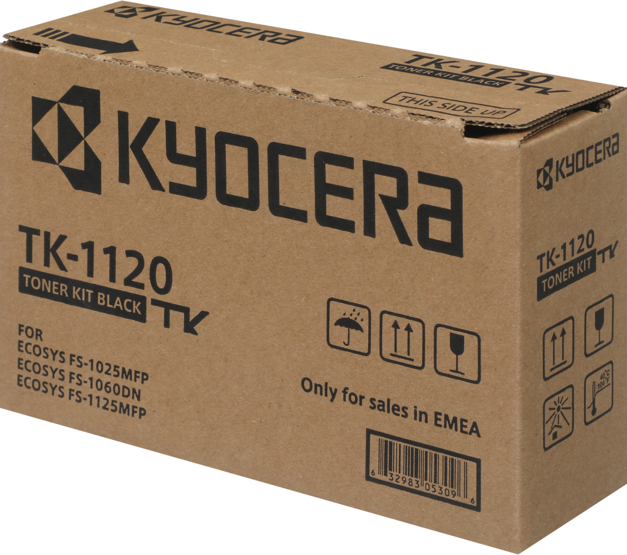 Картридж лазерный Kyocera TK-1120 1T02M70NX1 черный (3000стр.) для Kyocera FS-1060DN/1025/1125 — фото 1