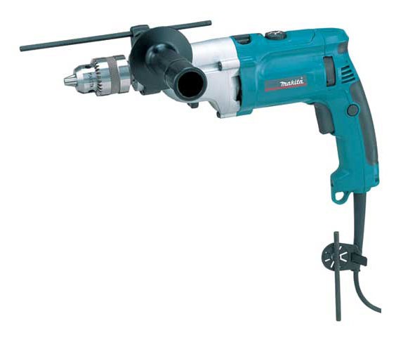 Дрель ударная Makita HP2070F 1010Вт патрон:кулачковый реверс — фото 1