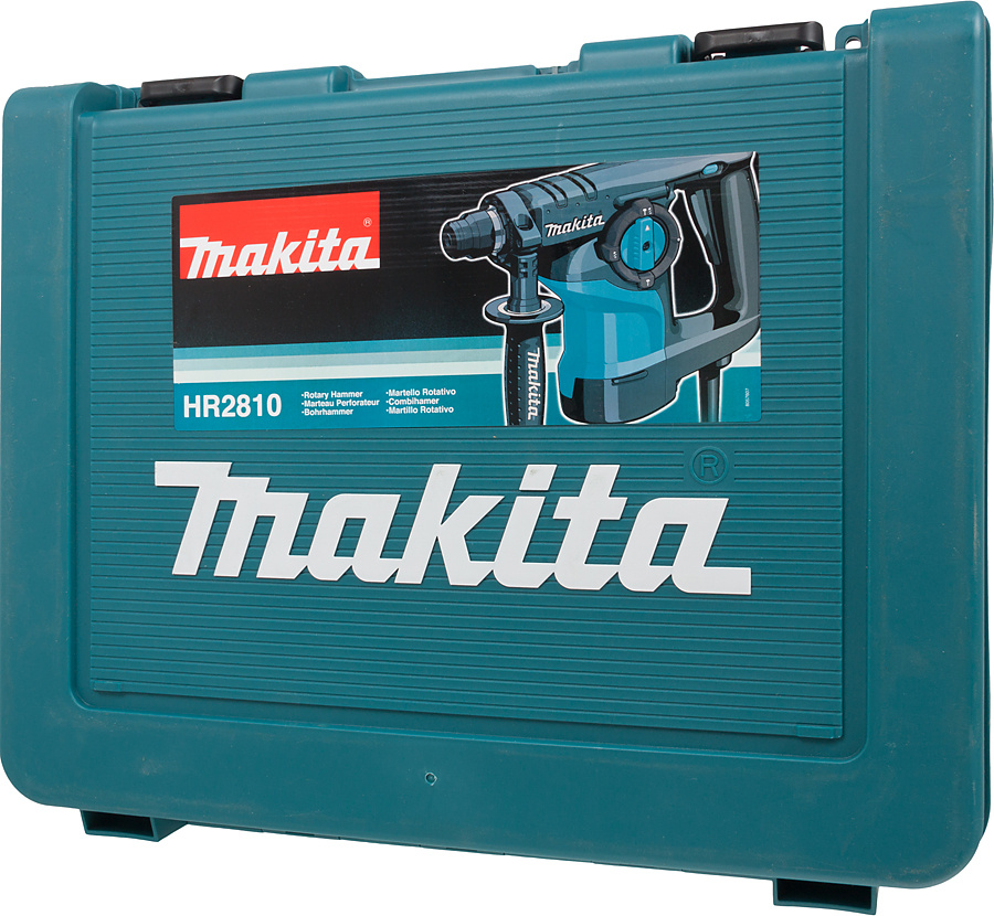 Перфоратор Makita HR2810 патрон:SDS-plus уд.:2.9Дж 800Вт (кейс в комплекте) — миниатюра 7