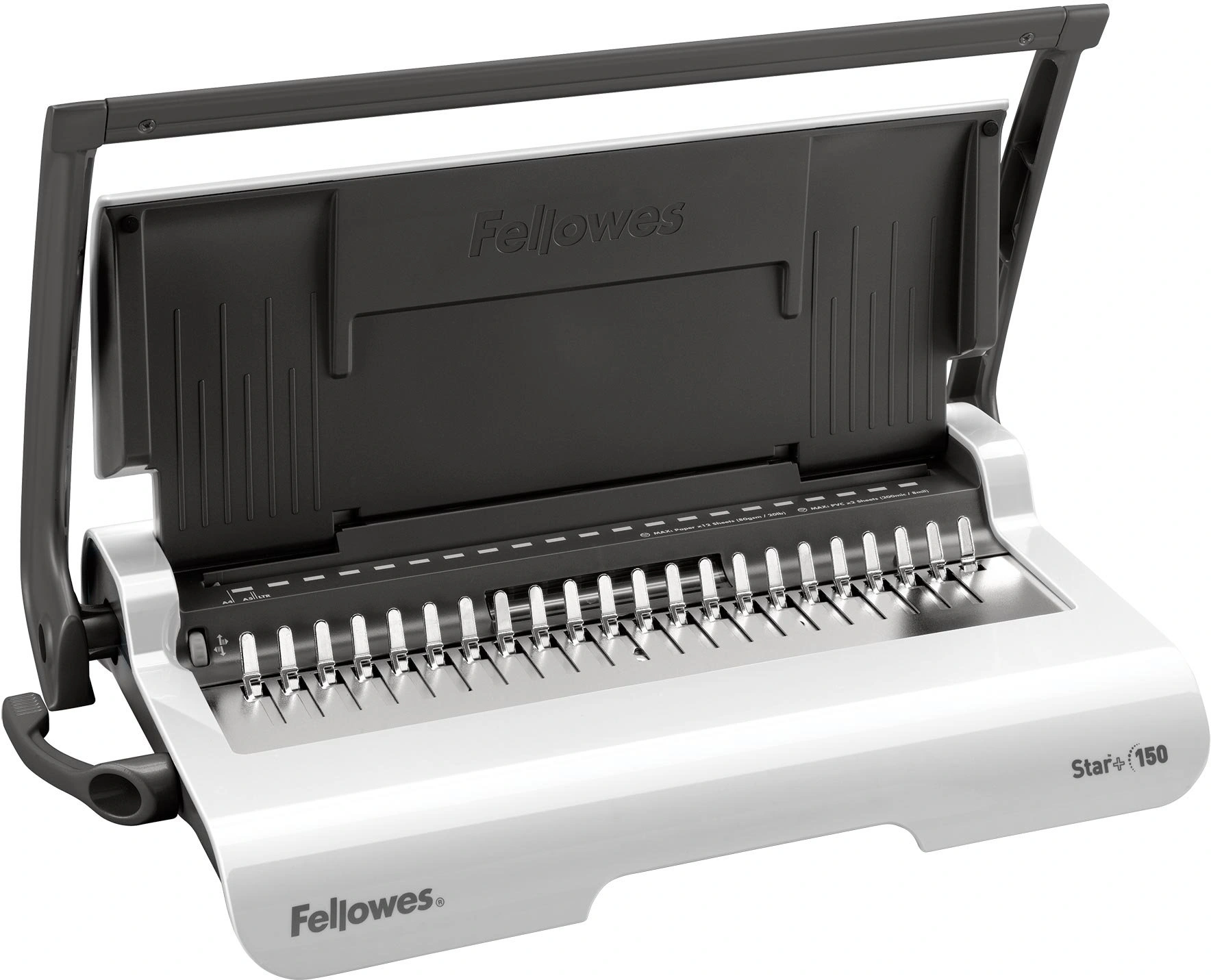 Переплетчик Fellowes Star+ (FS-56275) A4/перф.15л.сшив/макс.150л./пластик.пруж. (6-19мм) — миниатюра 2