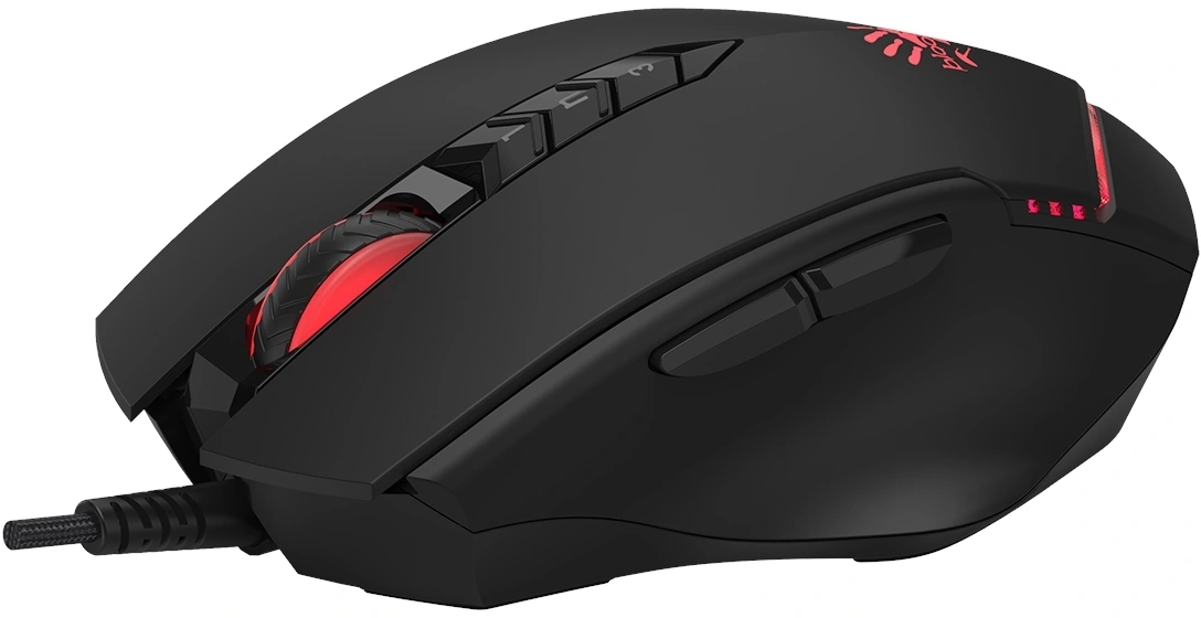 Мышь A4Tech Bloody V8 черный оптическая 6000dpi USB 8but — миниатюра 3
