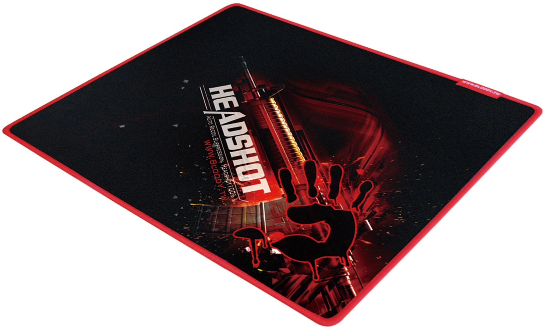 Коврик для мыши A4Tech Bloody B-072 Мини черный/рисунок 275x225x4мм — миниатюра 7
