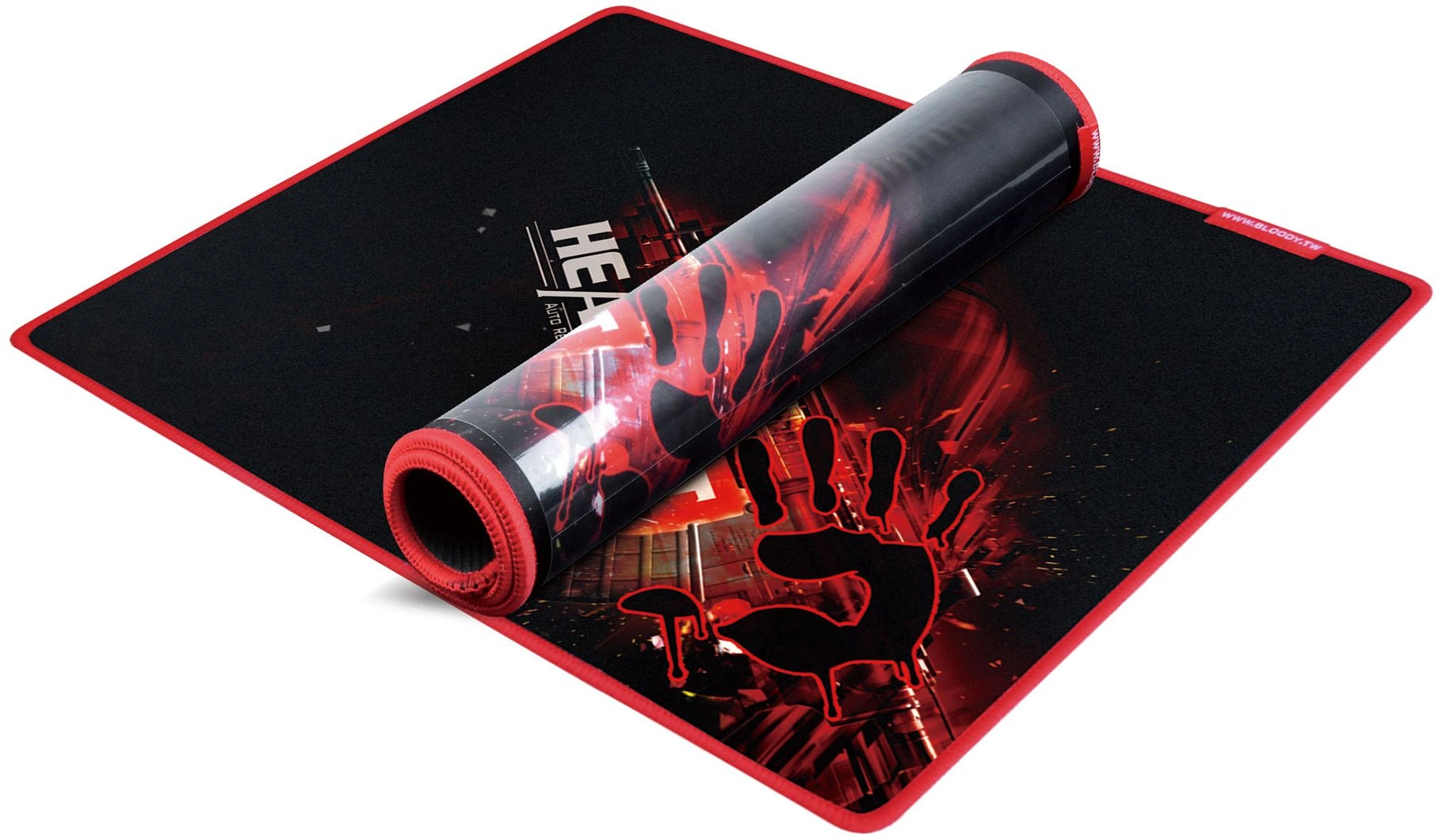 Коврик для мыши A4Tech Bloody B-072 Мини черный/рисунок 275x225x4мм — миниатюра 6