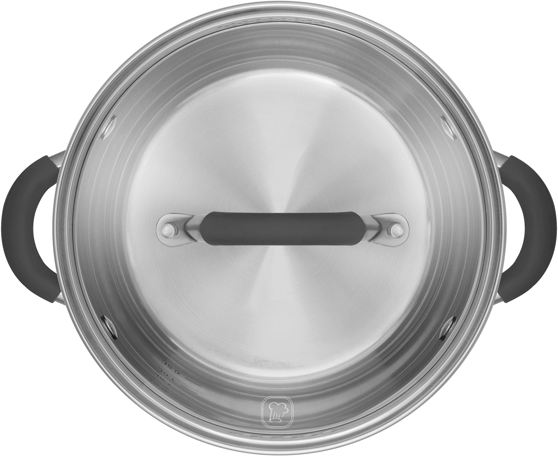 Кастрюля Rondell Flamme RDS-024 3.2л. d=20см (с крышкой) стальной — миниатюра 17