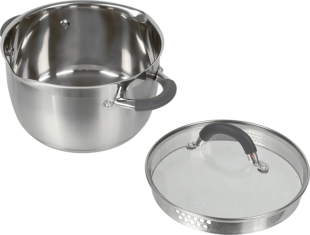 Кастрюля Rondell Flamme RDS-024 3.2л. d=20см (с крышкой) стальной — миниатюра 20