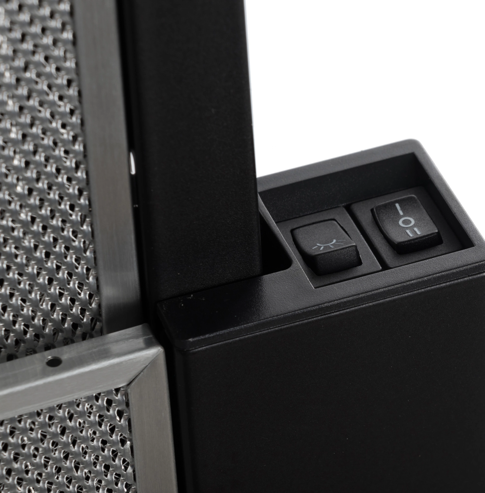 Вытяжка встраиваемая Elikor Интегра 60П-400-В2Л черный управление: кулисные переключатели (1 мотор) — миниатюра 9