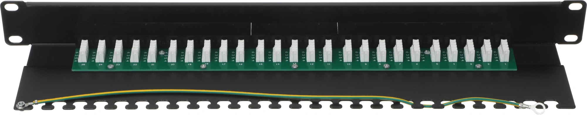 Патч-панель Lanmaster TWT-PP25TEL45 19" 1U 25xRJ-12 UTP — миниатюра 5