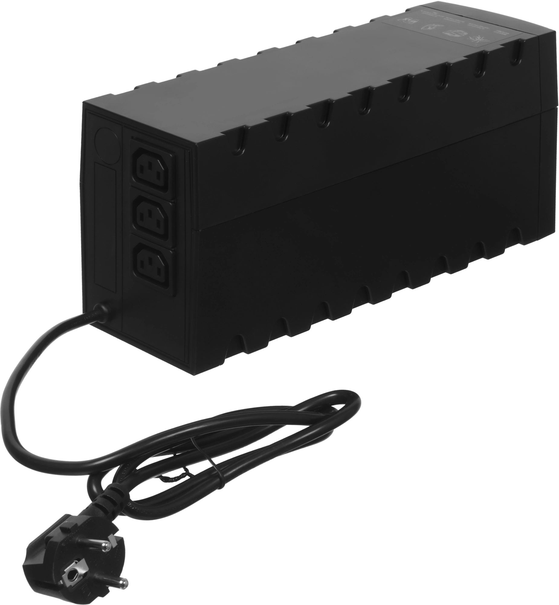 Источник бесперебойного питания Powercom Raptor RPT-800A 480Вт 800ВА черный — миниатюра 11