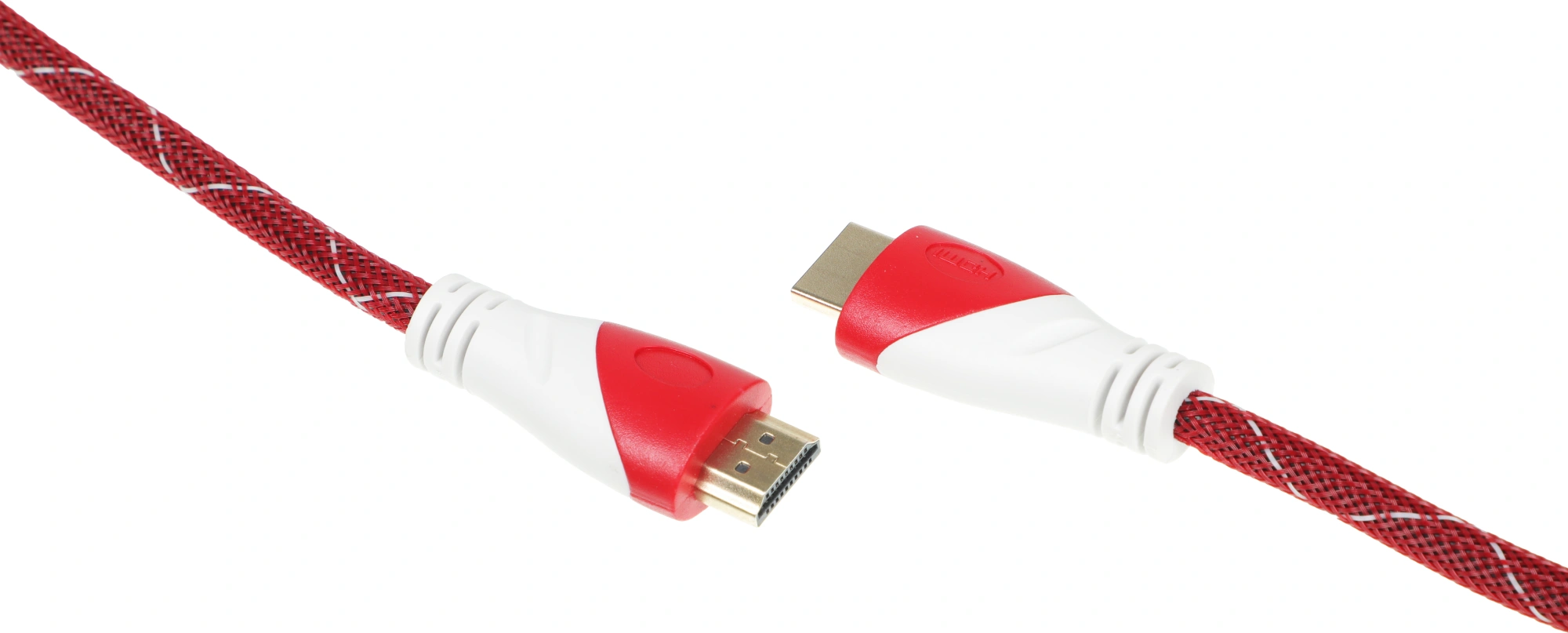Кабель аудио-видео ver 1.4 HDMI (m)/HDMI (m) 1.8м. феррит.кольца позолоч.конт. красный — миниатюра 2