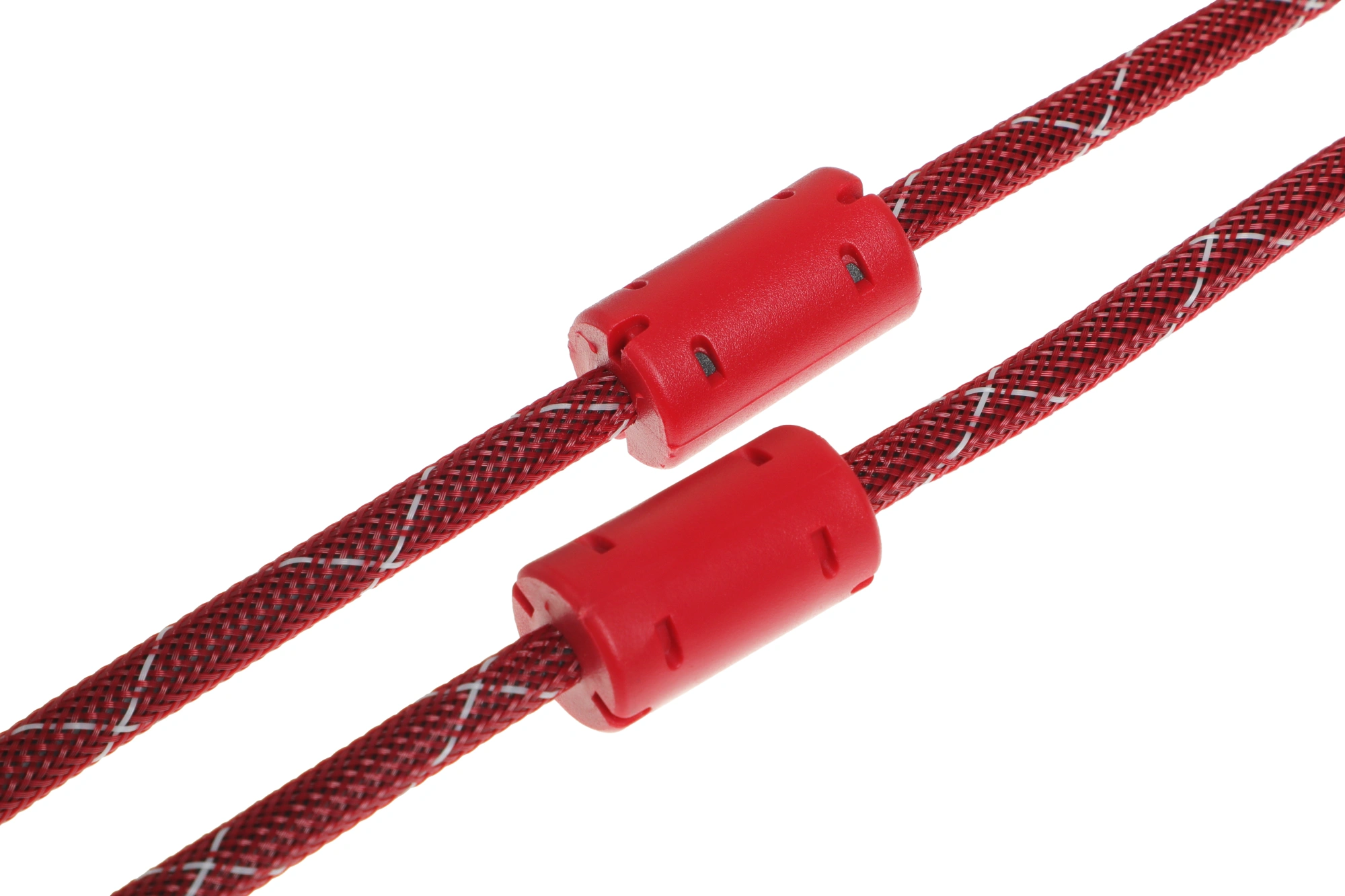 Кабель аудио-видео ver 1.4 HDMI (m)/HDMI (m) 1.8м. феррит.кольца позолоч.конт. красный — миниатюра 3