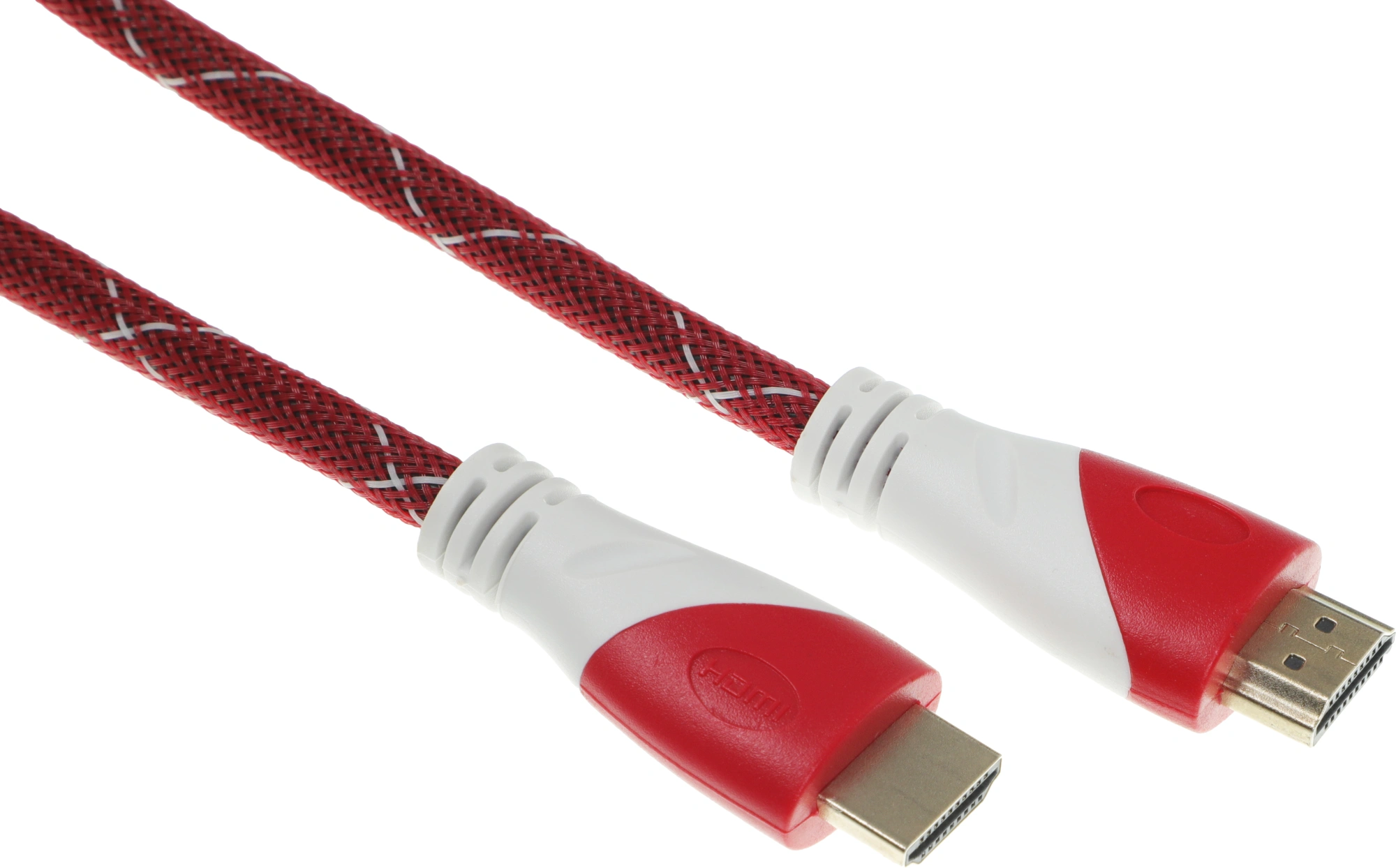 Кабель аудио-видео ver 1.4 HDMI (m)/HDMI (m) 1.8м. феррит.кольца позолоч.конт. красный — миниатюра 4