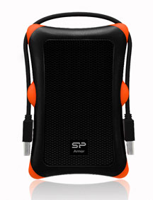 Жесткий диск Silicon Power USB3.0 1TB SP010TBPHDA30S3K A30 SP010TBPHDA30S3K Armor 2.5" черный — фото 1