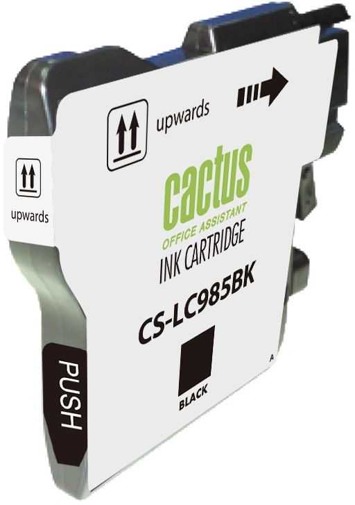 Картридж струйный Cactus CS-LC985BK черный (15мл) для Brother DCPJ315W/DCPJ515W/MFCJ265W с чипом — миниатюра 2