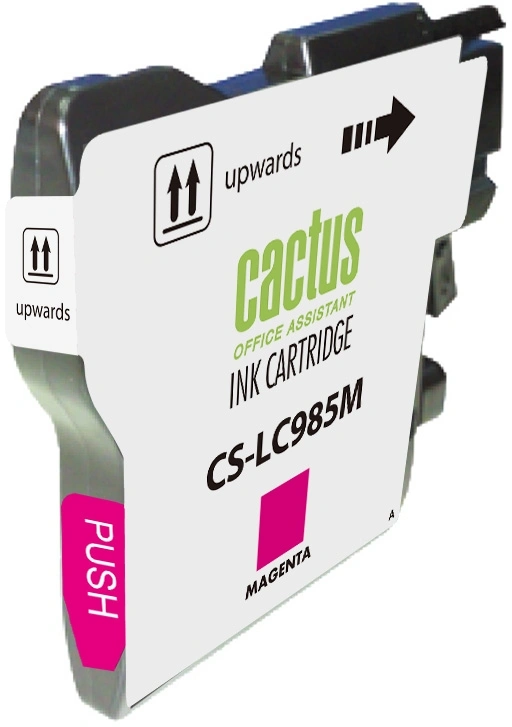 Картридж струйный Cactus CS-LC985M пурпурный (15мл) для Brother DCPJ315W/DCPJ515W/MFCJ265W с чипом — миниатюра 2