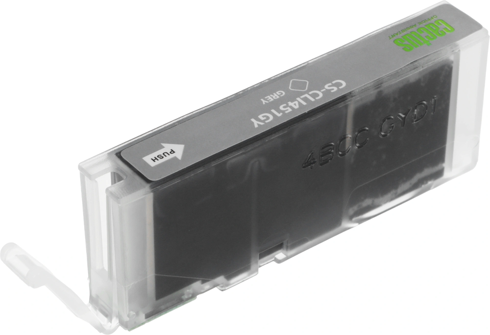 Картридж струйный Cactus CS-CLI451GY серый (12мл) для Canon MG6340/5440/IP7240 с чипом — миниатюра 4