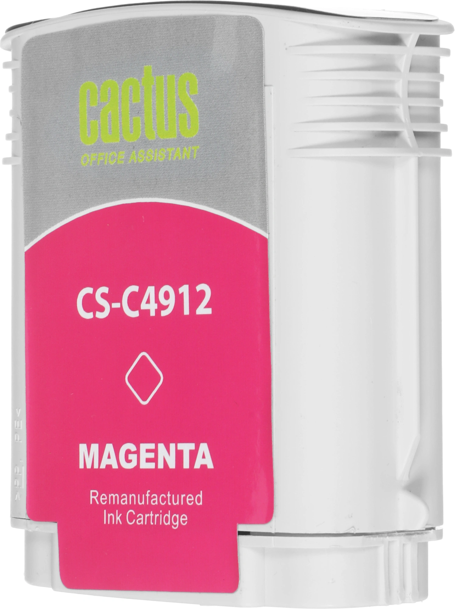 Картридж струйный Cactus CS-C4912 №82 пурпурный (72мл) для HP DJ 500/800C с чипом — миниатюра 4