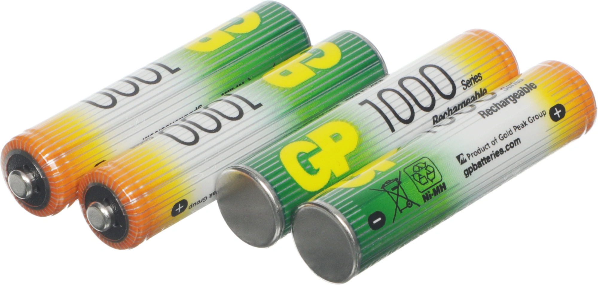 Аккумулятор GP 100AAAHC3/1 AAA NiMH 1000mAh (промо:3+1) (4шт) — миниатюра 4