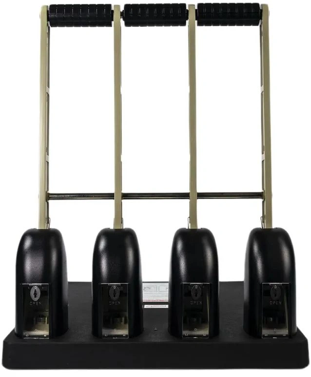 Дырокол Kw-Trio Heavy Duty 954 макс.:150лист. металл/пластик черный отв.:4 с линейкой — миниатюра 5