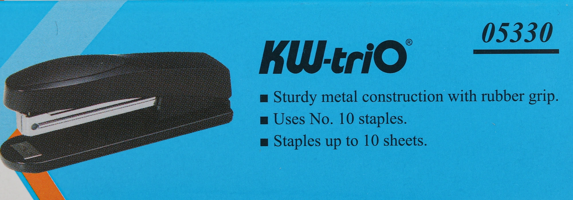 Степлер Kw-Trio 05330 Trio N10 (10листов) ассорти 100скоб — миниатюра 7