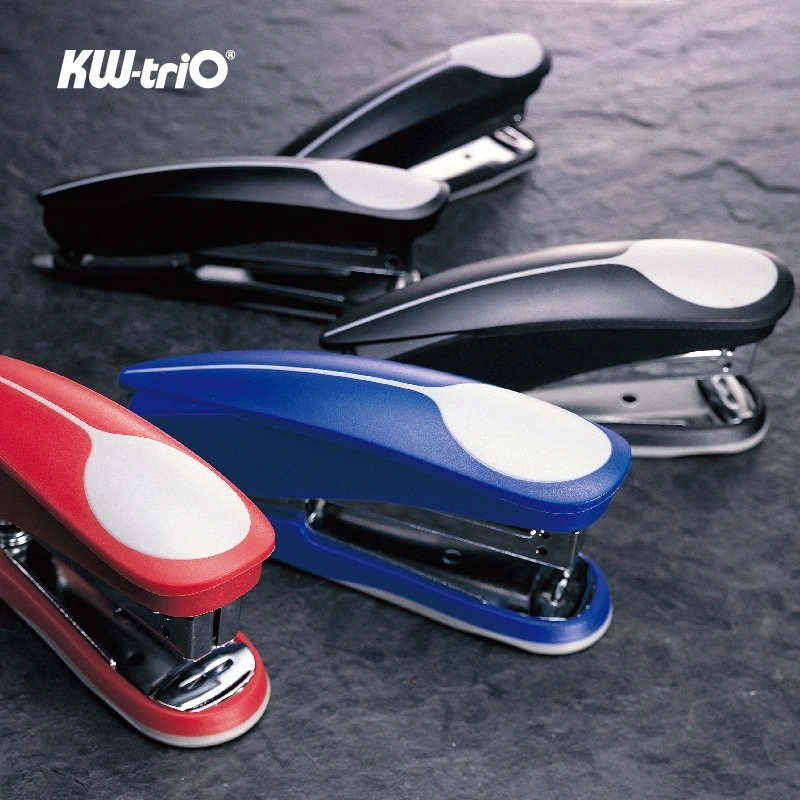 Степлер Kw-Trio 05516 Half-strip Pollex 24/6 26/6 (20листов) встроенный антистеплер ассорти 105скоб — миниатюра 7