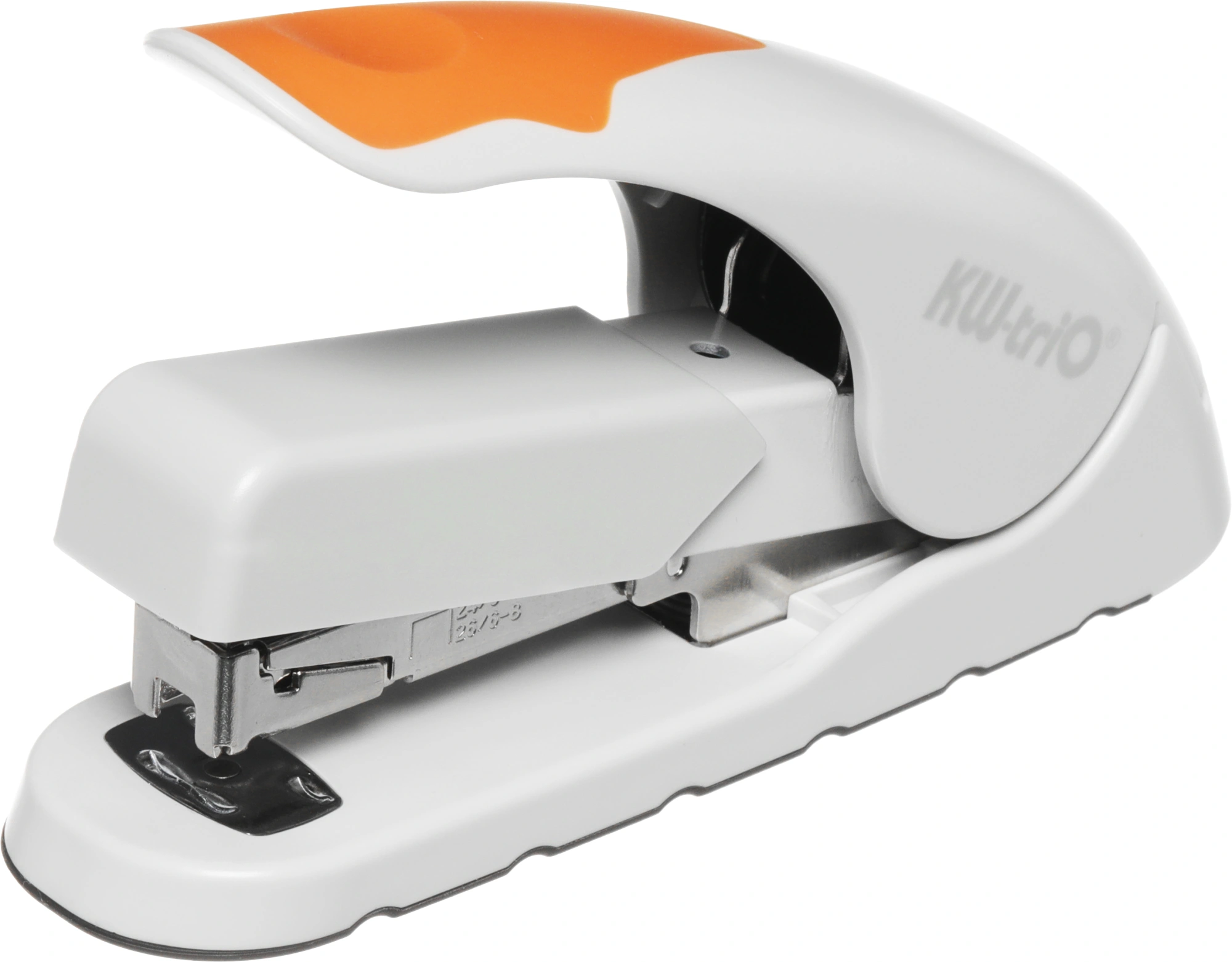 Степлер настольный Kw-Trio 5618 Soft-Touch 24/6 24/8 26/6 26/8 (40листов) снижение усилия ассорти 100скоб металл/пластик