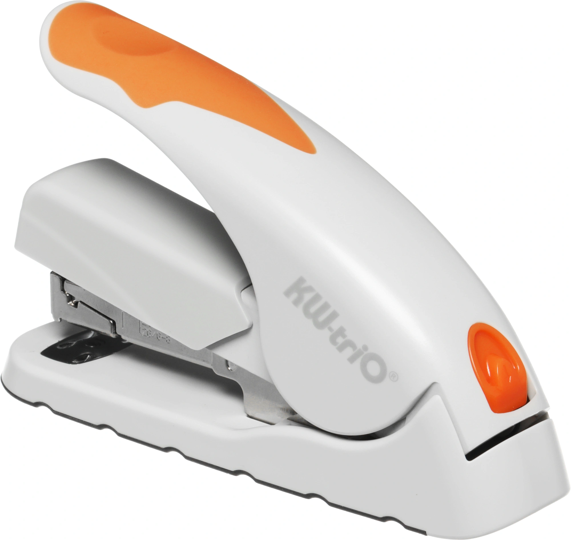 Степлер настольный Kw-Trio 5618 Soft-Touch 24/6 24/8 26/6 26/8 (40листов) снижение усилия ассорти 100скоб металл/пластик — миниатюра 4