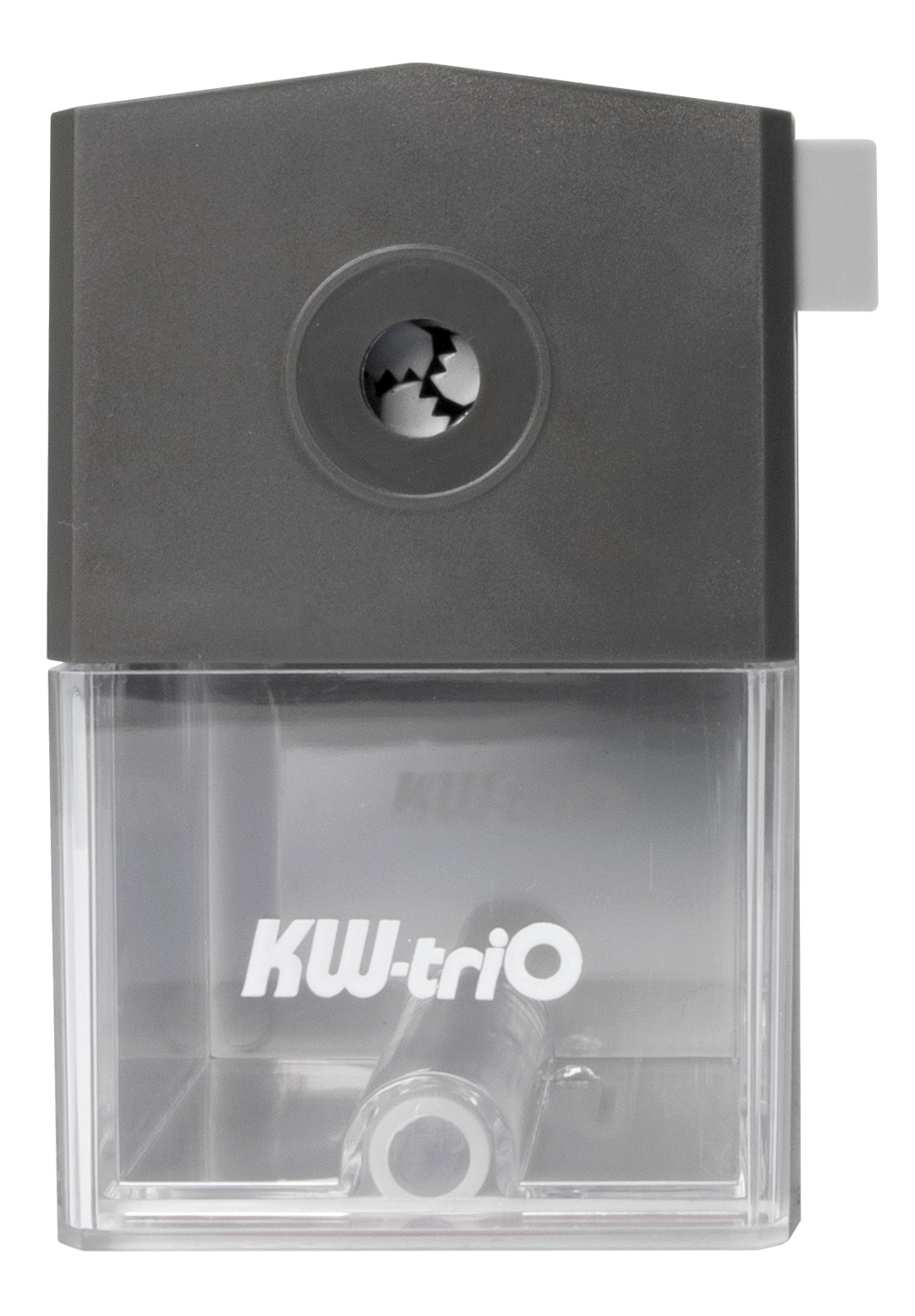 Точилка для карандашей механическая Kw-Trio 305Agr 1 отверстие пластик серый — миниатюра 5
