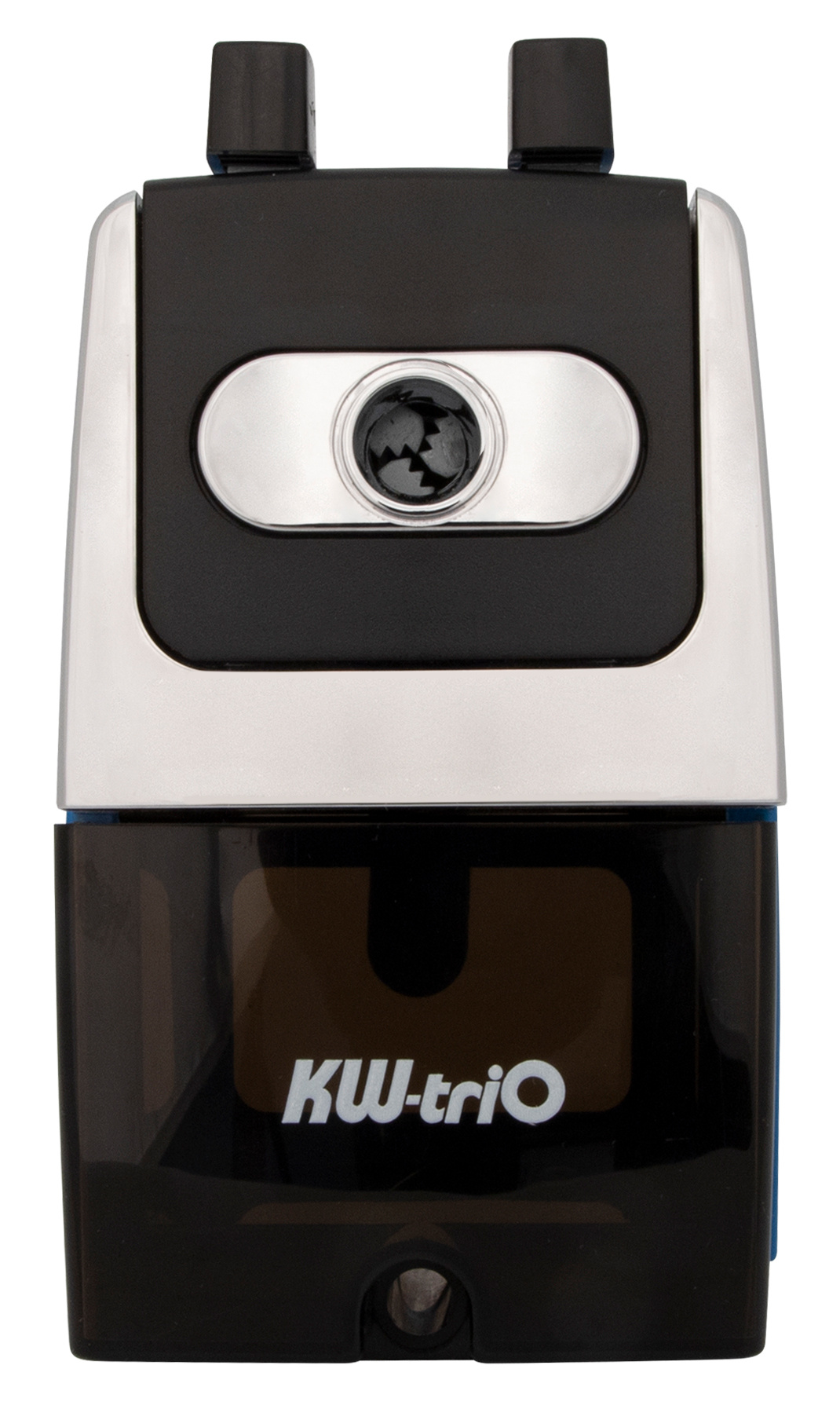 Точилка для карандашей механическая Kw-Trio 307Ablue 307A-BLU 1 отверстие металл синий — миниатюра 6