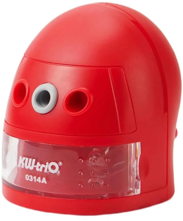 Точилка для карандашей механическая Kw-Trio 314A Робот 314A 1 отверстие пластик ассорти — миниатюра 3