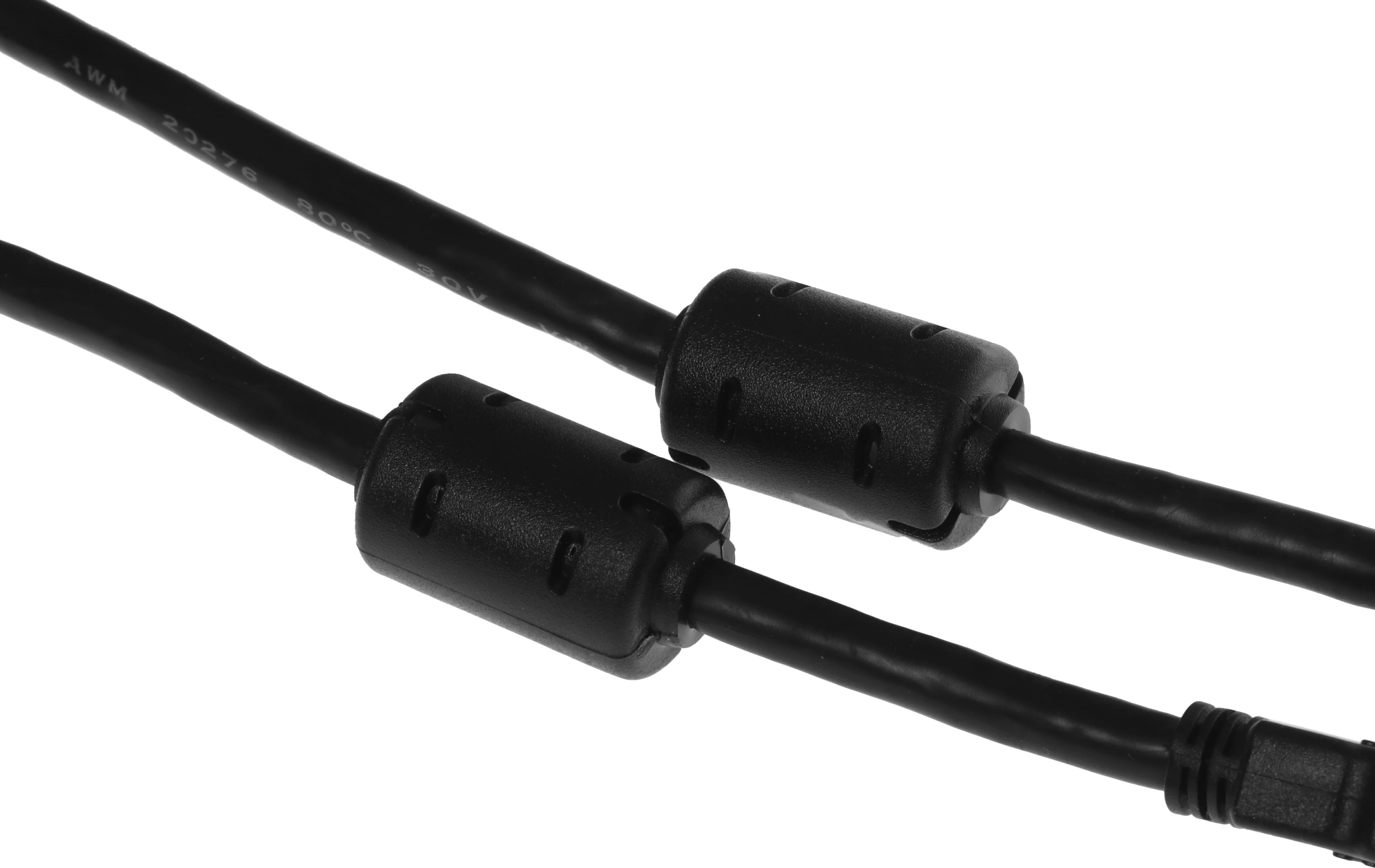 Кабель аудио-видео Buro HDMI 1.4 HDMI (m)/HDMI (m) 1.8м. феррит.кольца черный (HDMI-19M/19M-1.8M-MG) — миниатюра 5