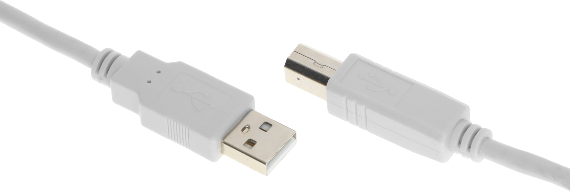 Кабель Buro USB A(m) USB B(m) 1.8м (USB2.0-AM/BM-1.8M-MG) феррит.кольца серый — миниатюра 8